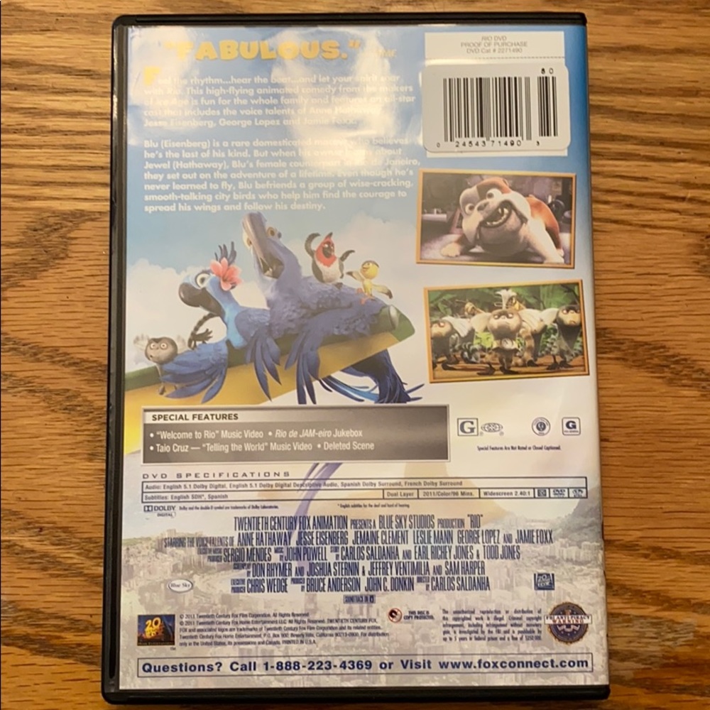 Rio DVD - Picture 2 of 3